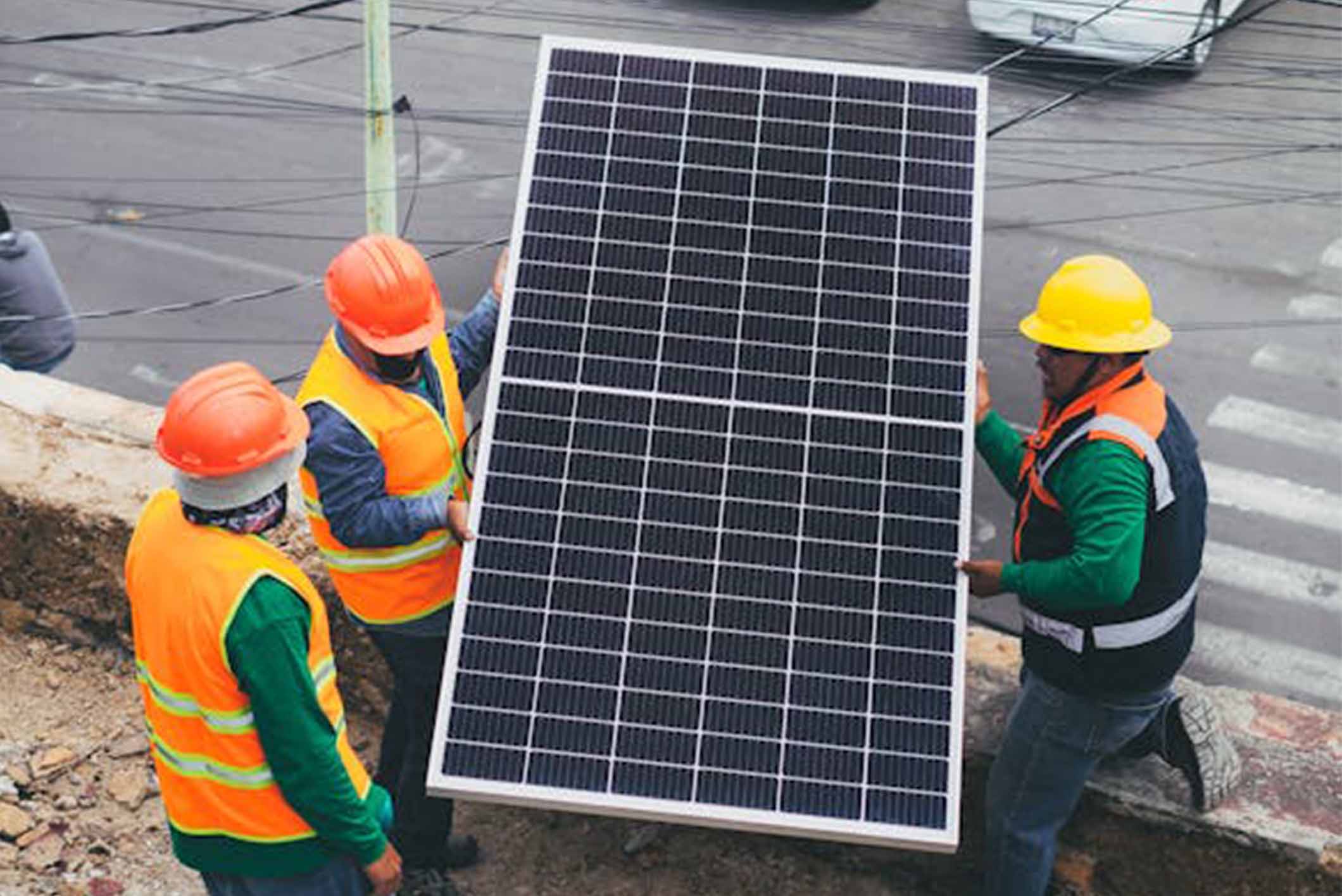 Balkon-Solaranlage